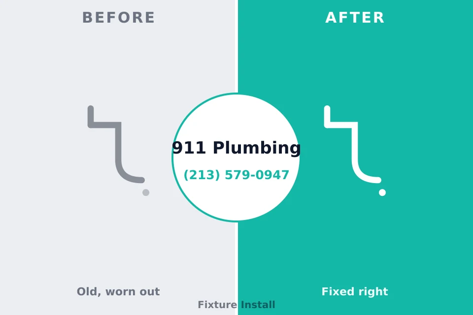 Before and after: plumbing company Greenfield, MN